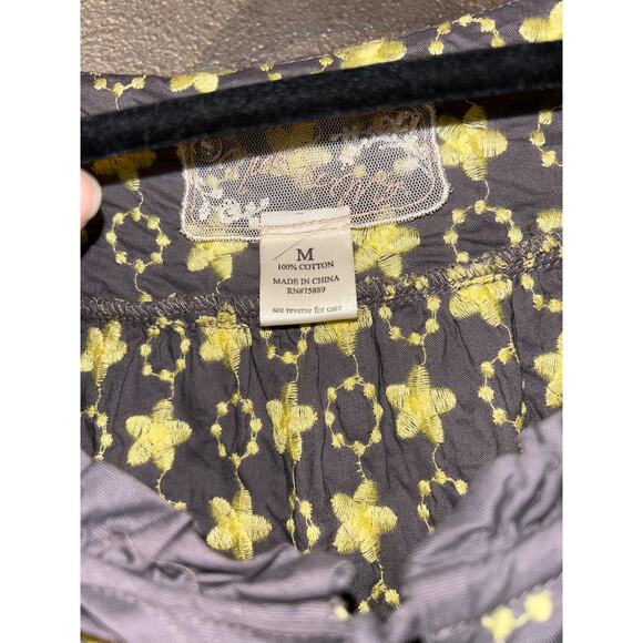 Nic & Mo Romcom Preppy Office Embroidered Stars Short Sleeve 100% Cotton Dress - Picture 4 of 6